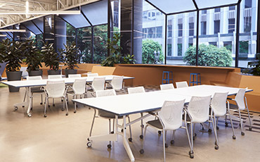 食堂スペースのリニューアル